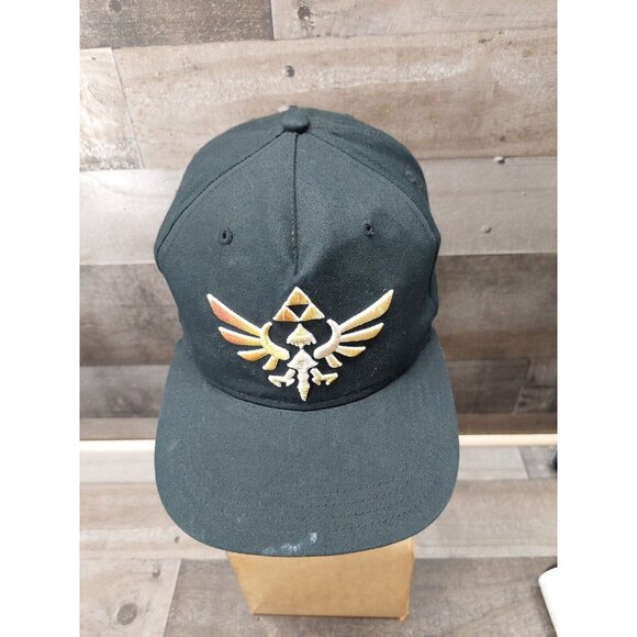 The Legend Of Zelda 2018 Nintendo Black With Logo Flatbill Snapback Hat - Picture 5 of 8